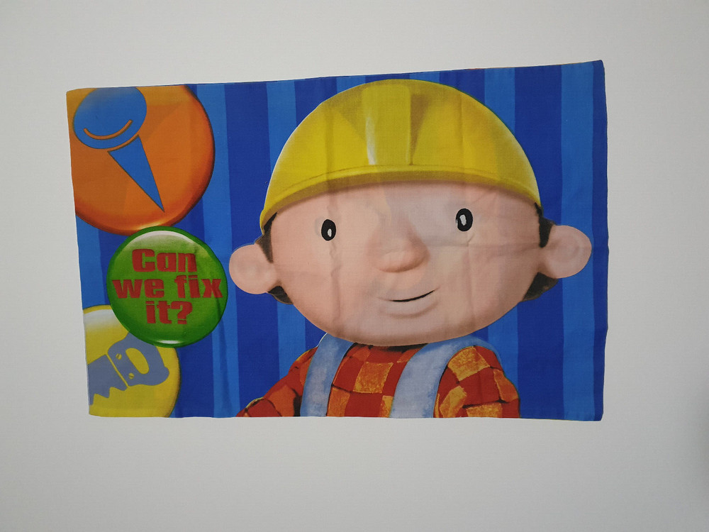 BOB THE BUILDER PILLOW CASE CAN WE FIX IT?  2000S
