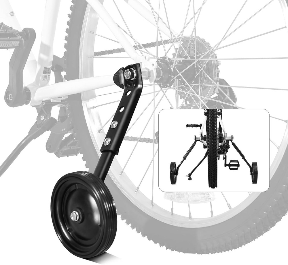 Durable Multi-Speed Training Wheels for 16"-24" Bikes - Perfect for Young Riders