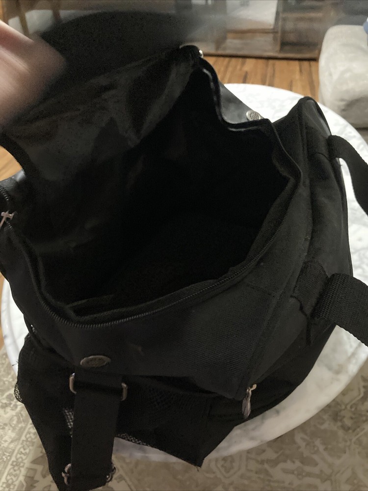 Ebonite Bowling Bag Black With Strap And Handle (some Scuffs See Pics)