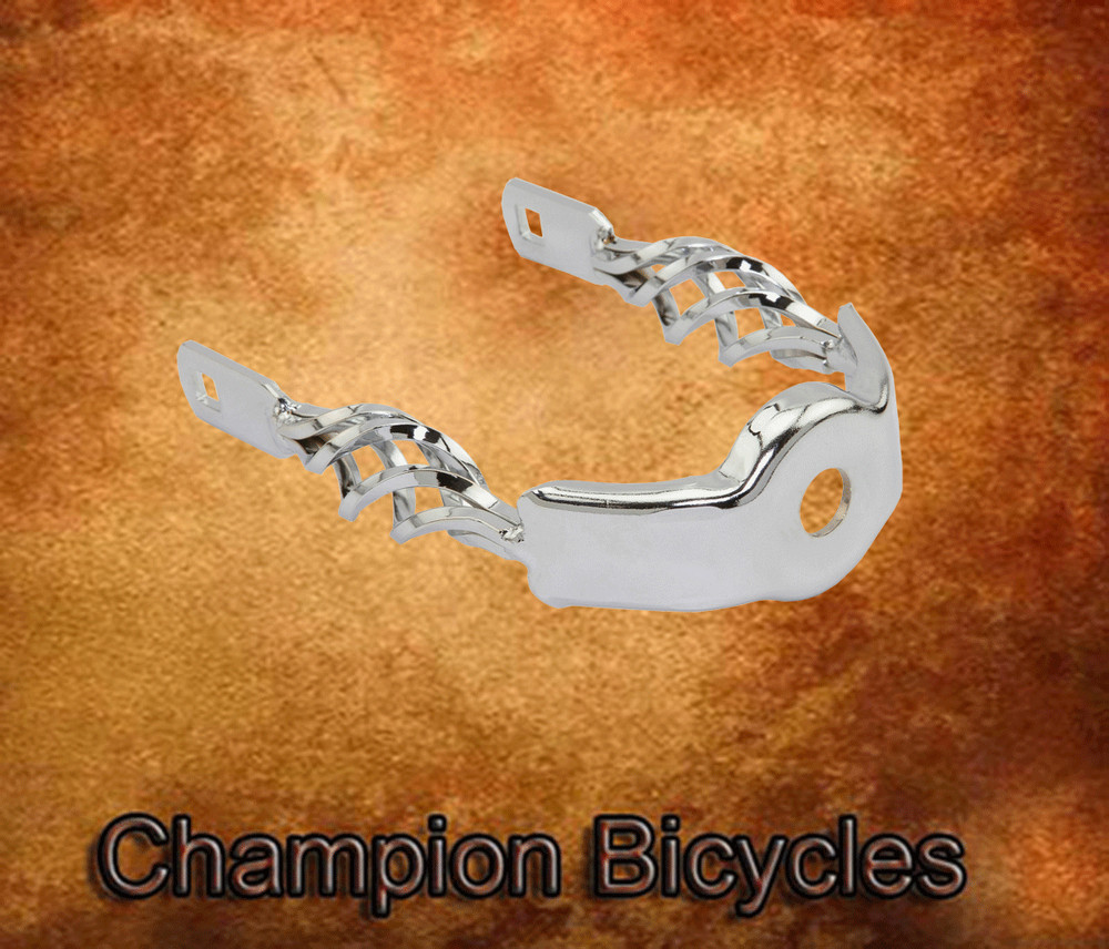 ORIGINAL! SPRING FORK CAGE TWISTED EXTENDED CROWN (CHROME OR GOLD)