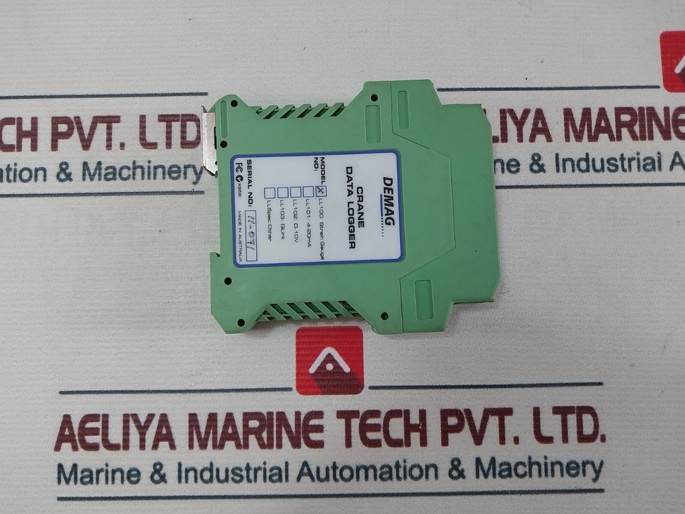 DEMAG LL100 Crane Data Logger 240V AC 3A