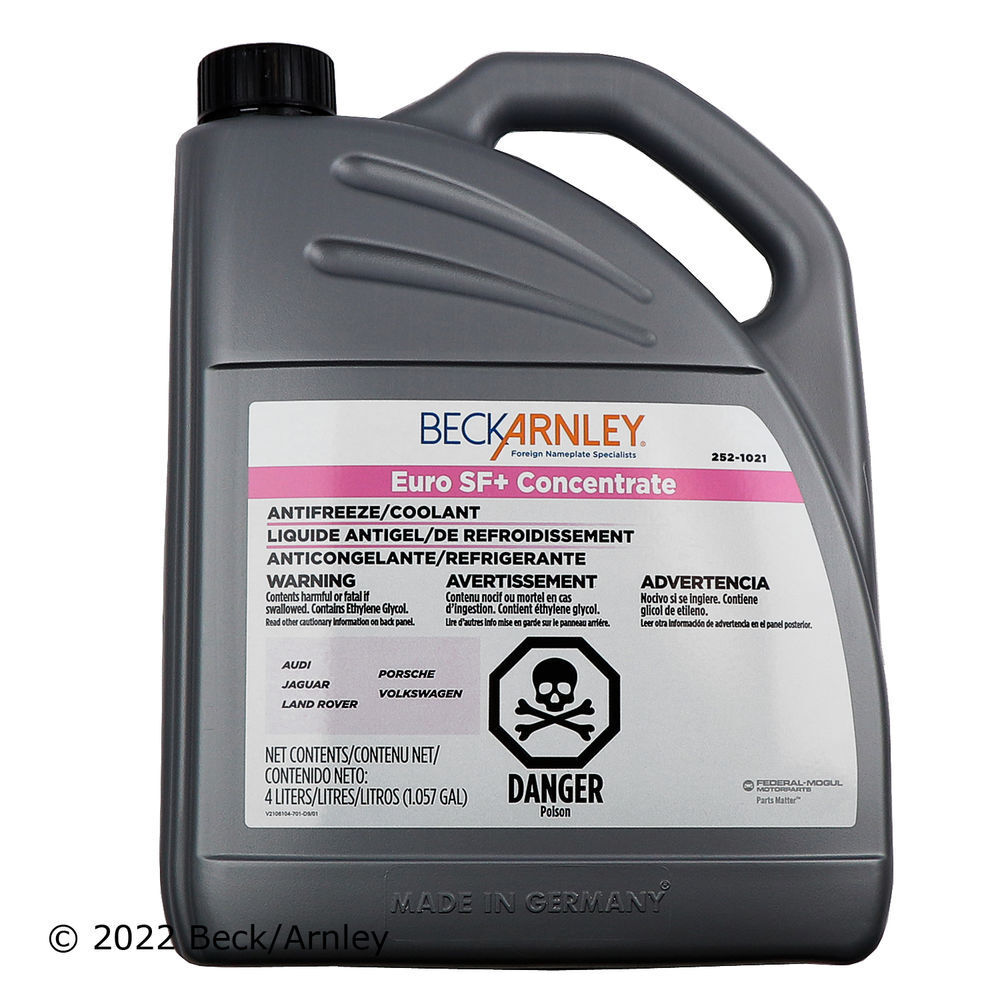 Engine Coolant / Antifreeze Beck/Arnley 252-1021