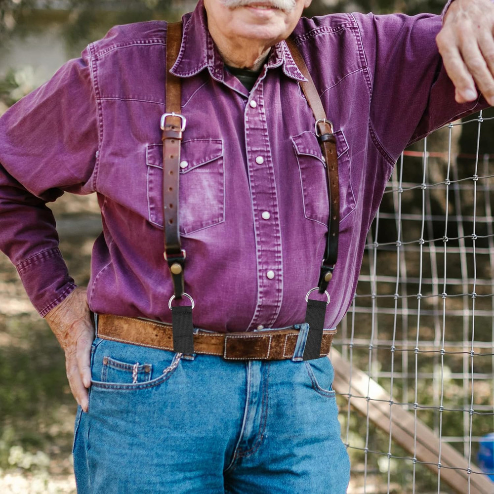 Heavy Duty Tool Belt Loop, 4Pcs Suspender Loop, Suspender Attachment, Tool Belt