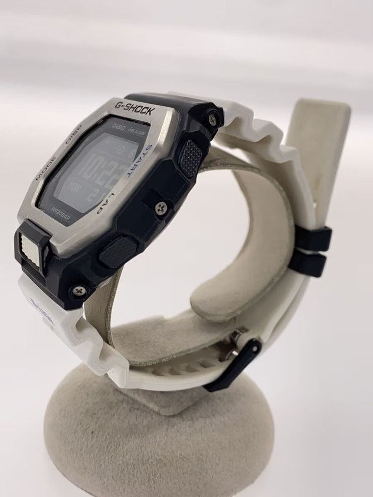CASIO Quartz Watch G SHOCK Digital Rubber BLK WHT