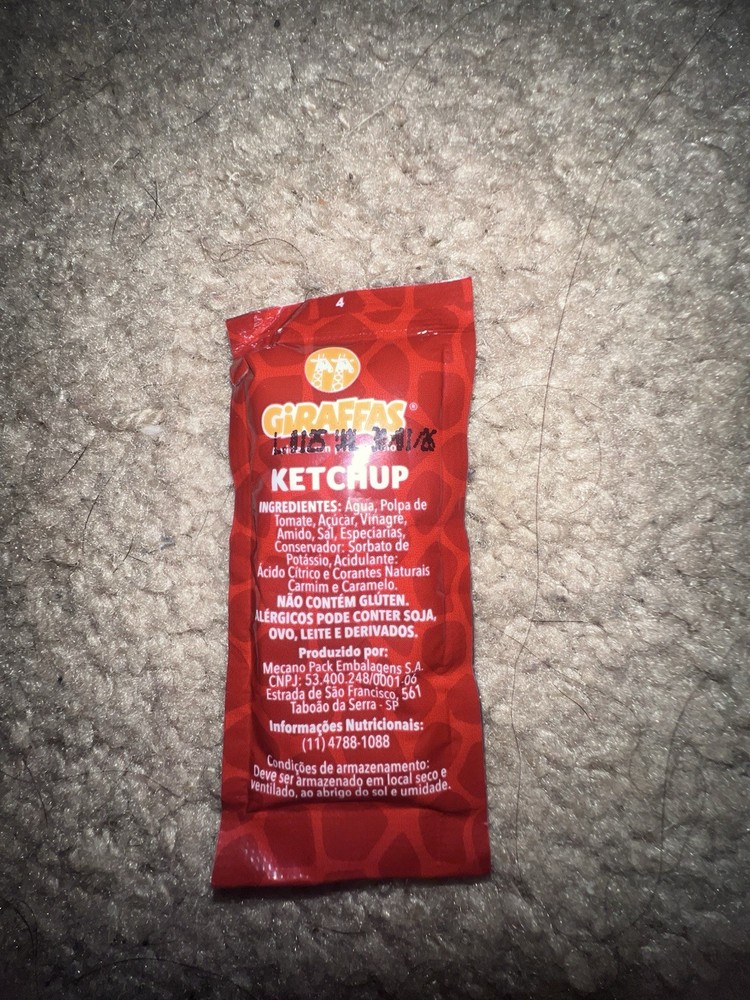 Ketchup Packet From BRAZIL (2025)