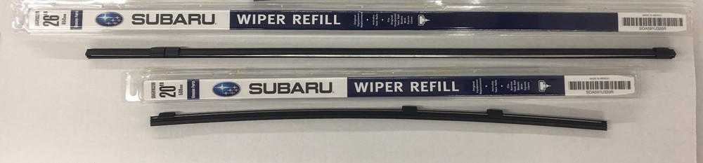 2006-2007 Subaru Tribeca Front Windshield Wiper Blade Refill Set Genuine OEM
