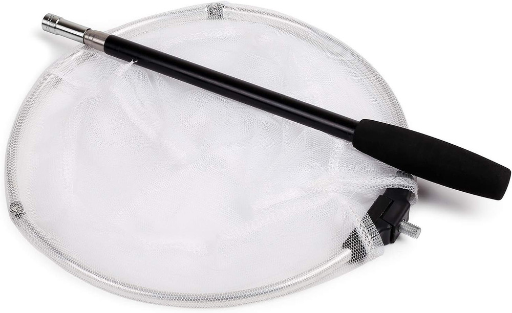 RESTCLOUD Extendable Insect & Butterfly Net, 12" Ring, 24" Depth