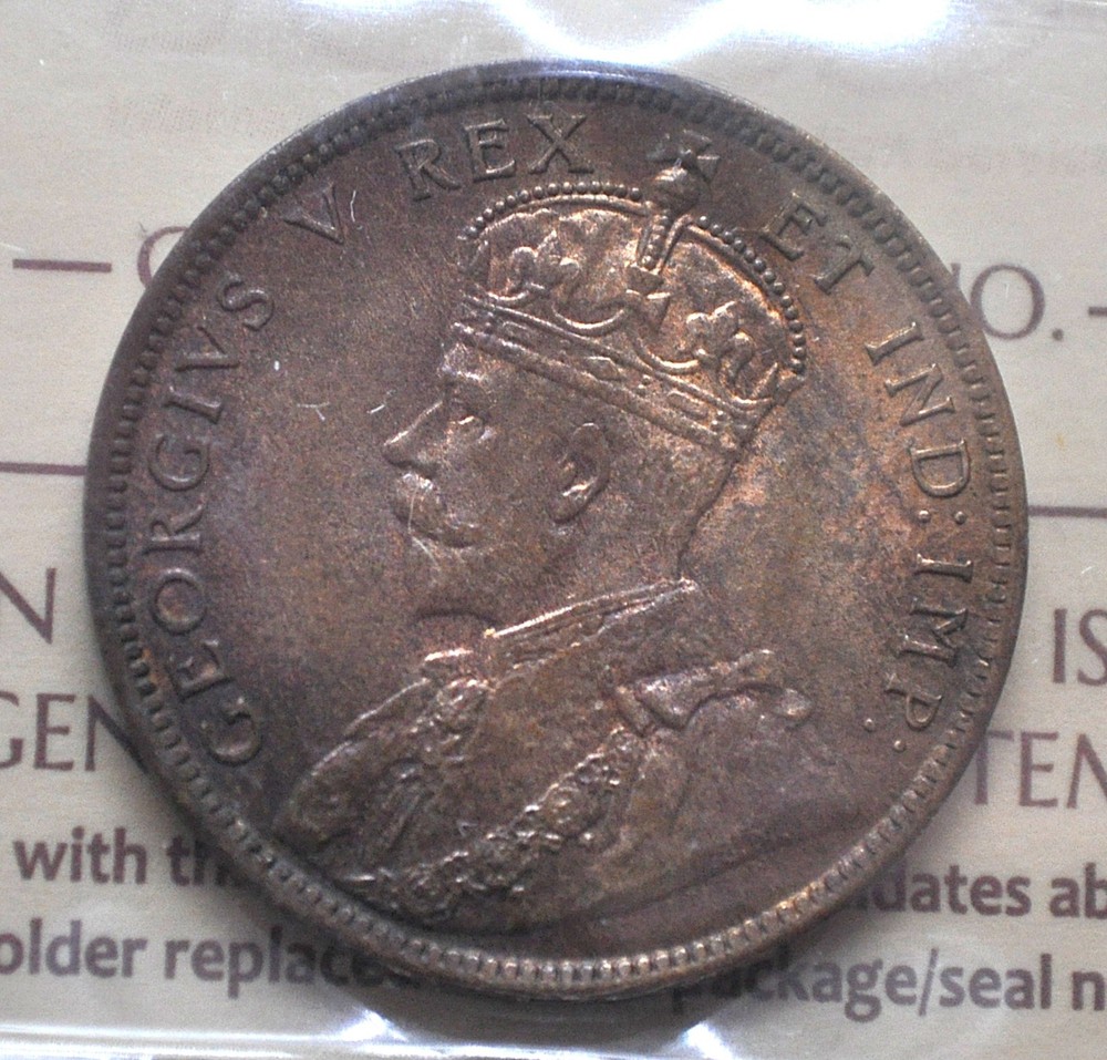 1911 Canada One Cent ICCS graded MS-63 rb