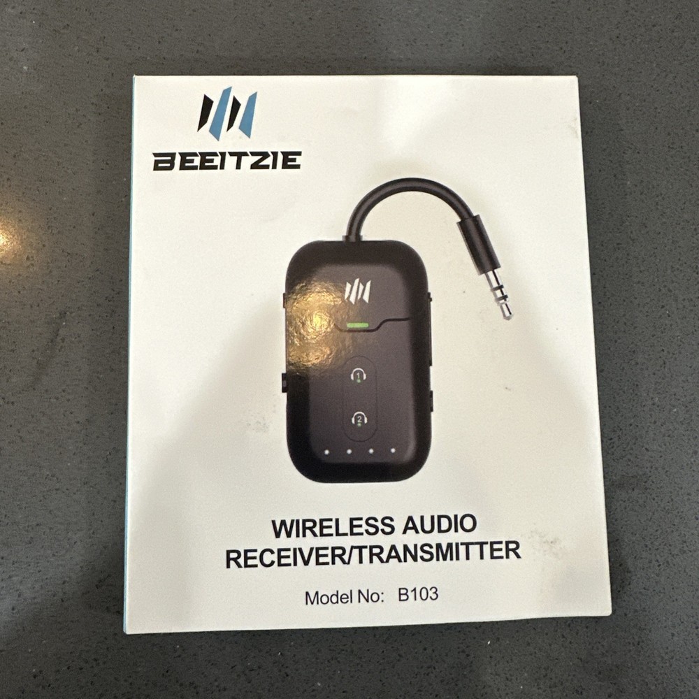 Beeitzie Bluetooth 5.4 Wireless Audio Receiver/ Transmitter New Sealed