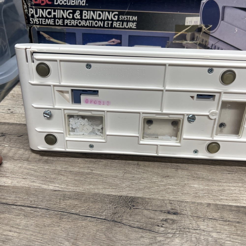 Gbc Docubind Punching & Binding System Plus Heavy Duty 3-hole Punch