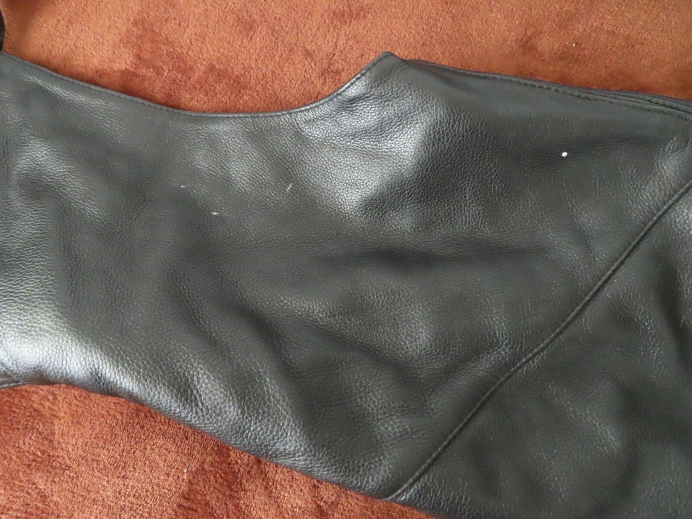 Harley Davidson Lined Leather Embossed Chaps 98091-06VM XL
