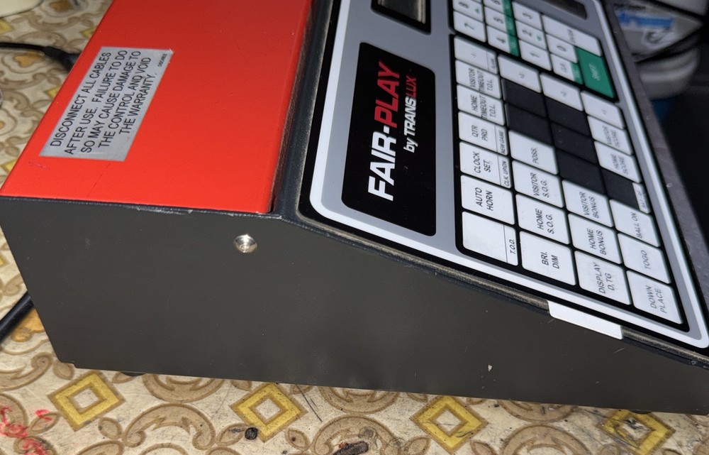 FairPlay Translux MP50 Scoreboard Controller Console Wired Mp70 Firmware