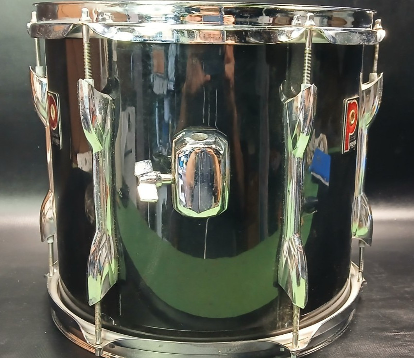 BLACK PREMIER 12" X 10" RACK TOM DRUM