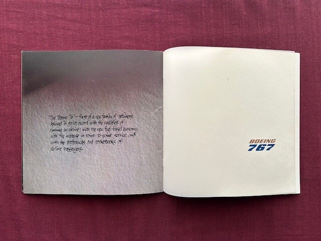 Boeing 767 1978 Brochure