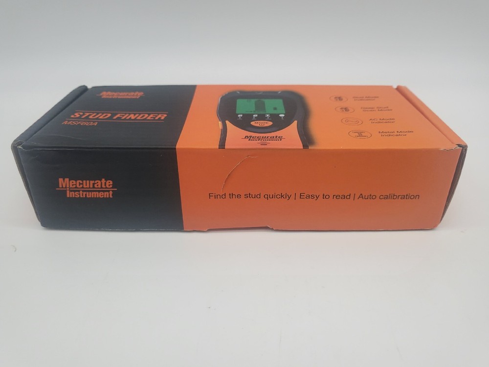 Mecurate Stud Finder Wall Scanner Sensor - 5 in 1 Electronic Stud MSF60A