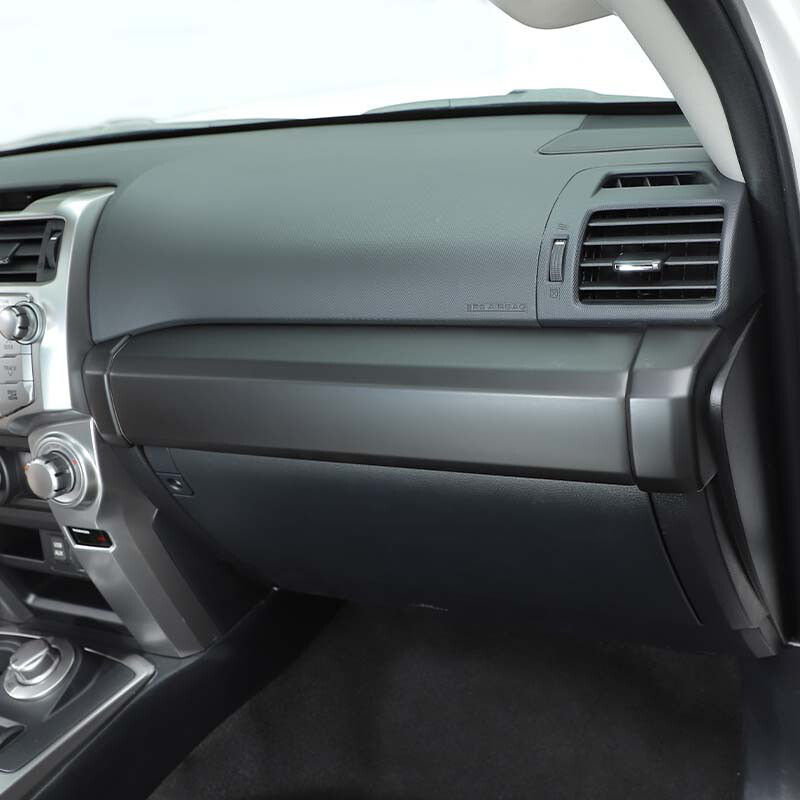 3x Co-Pilot Side Glove box handle Panel Cover Trims for 4Runner 10+ Matte Black