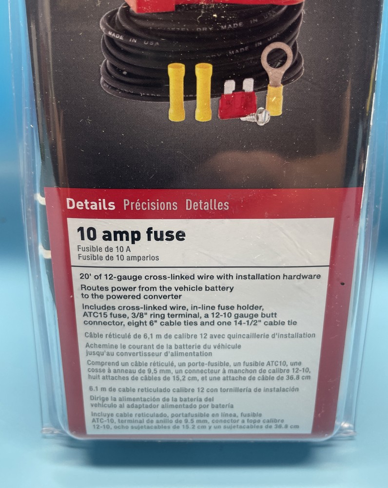 Curt Wiring 55151 Powered Converter Wiring Kit