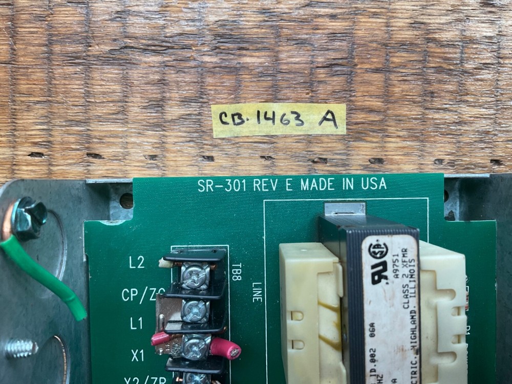 Furnace Control Circuit Board SR-301 REV E