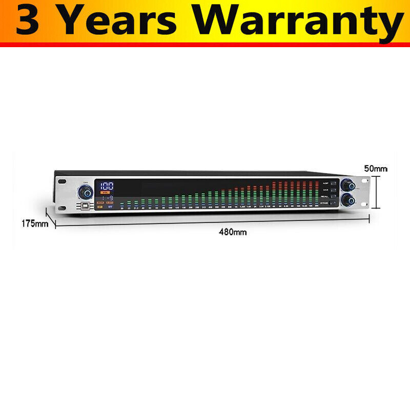 EQ-313 Digital Equalizer 31 Band Equalizer for Bar Home Stage Performance