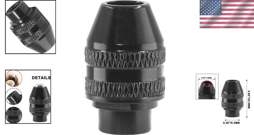 1 Pack Keyless Quick Change Chuck Replacement 1/4 for Rotary Tools - Ultimate...