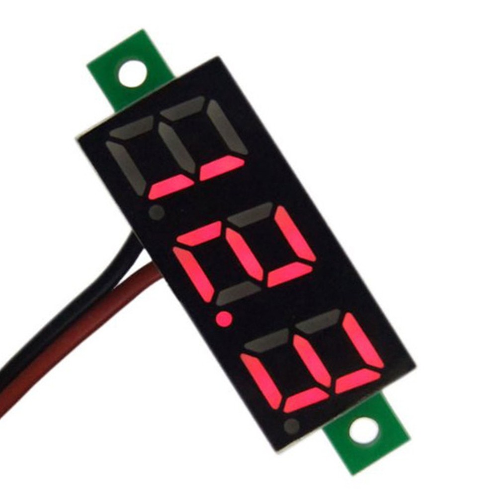 Two-wire Digital Voltage Meter Dc LED Display Bright Red Voltmeter