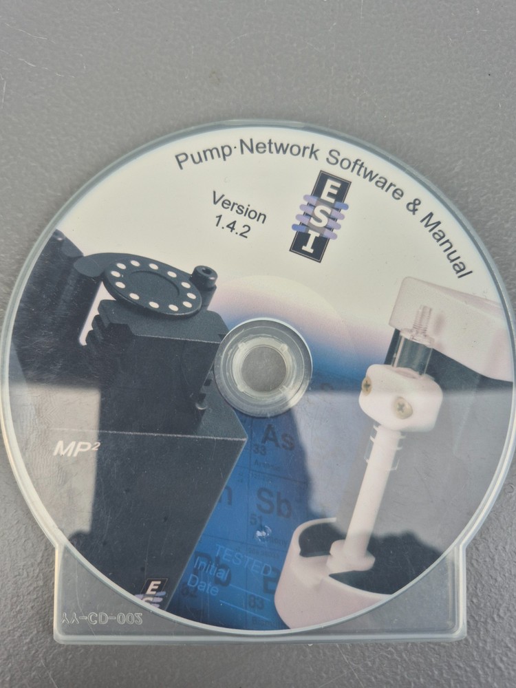 ESI Elemental Scientific Inc Pump Network Software Version 1.4.2