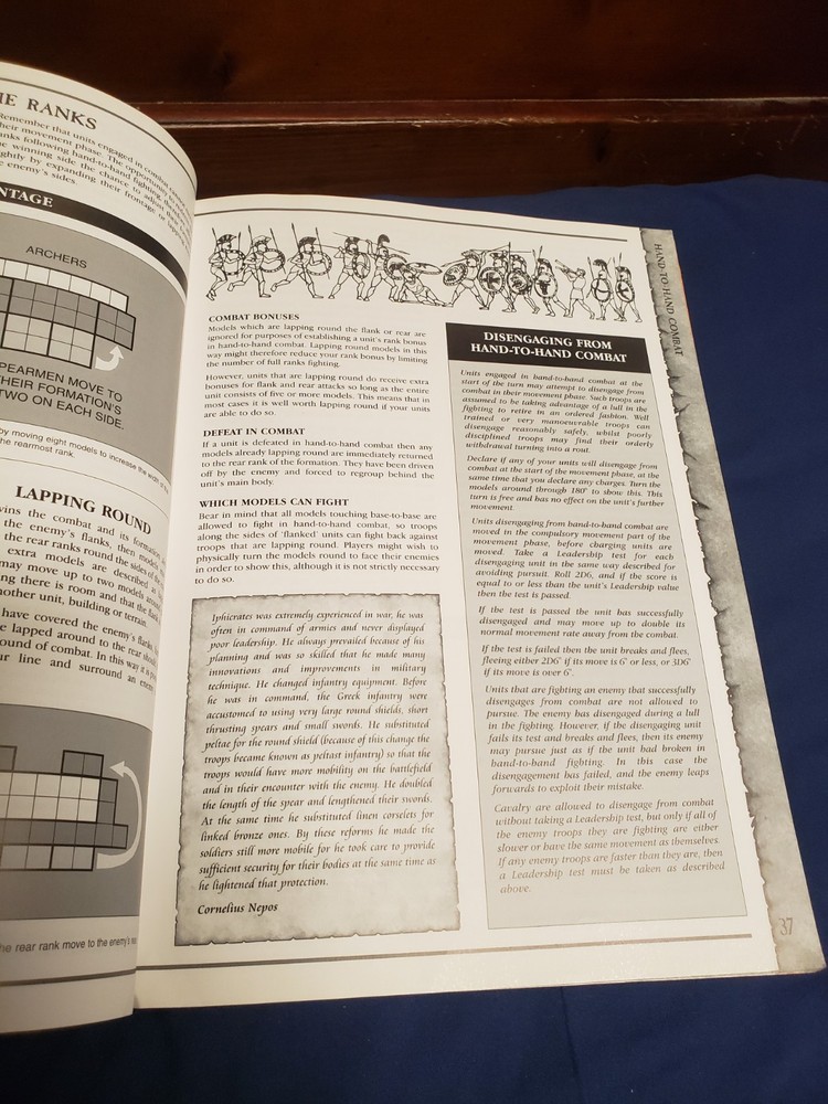 Warhammer Historical Ancient Battles Rulebook (2005) Games Workshop