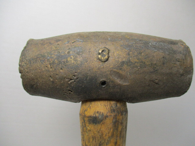 AFCO Brass Head Hammer 3 Pound Brass with a Solid Handle Three # EC