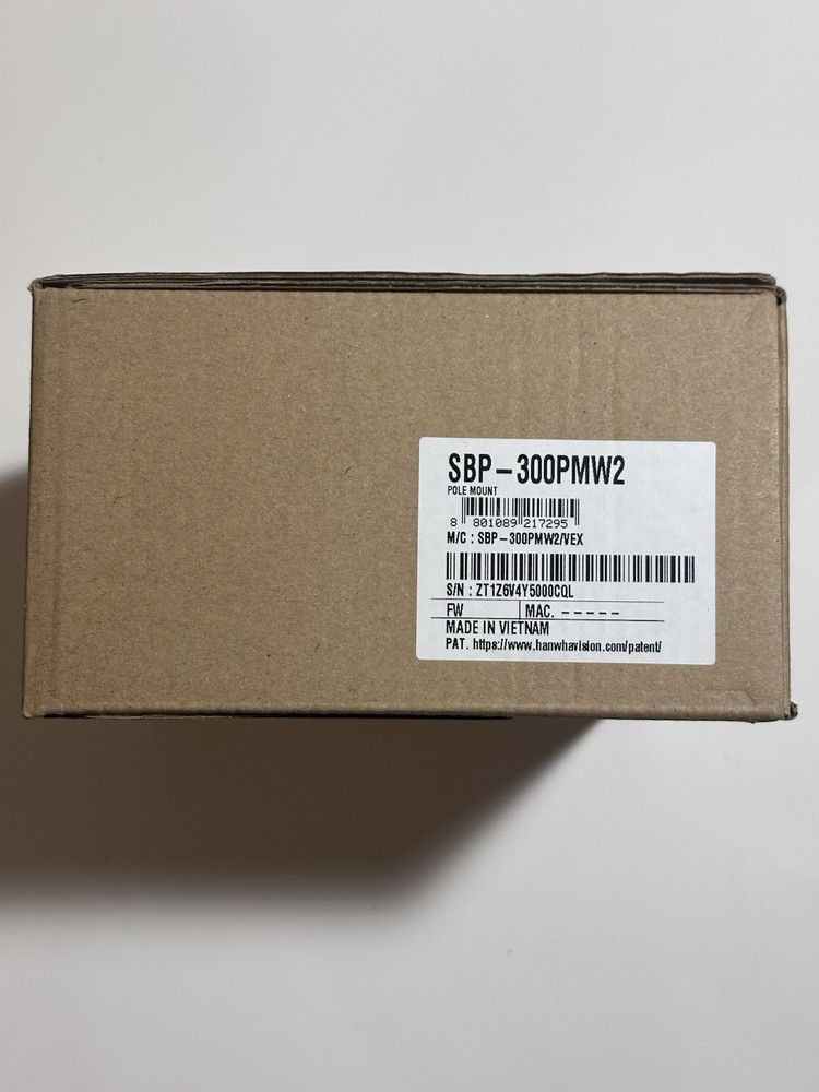 Hanwha Vision SBP-300PMW2 Pole Mount For Camera - Open Box