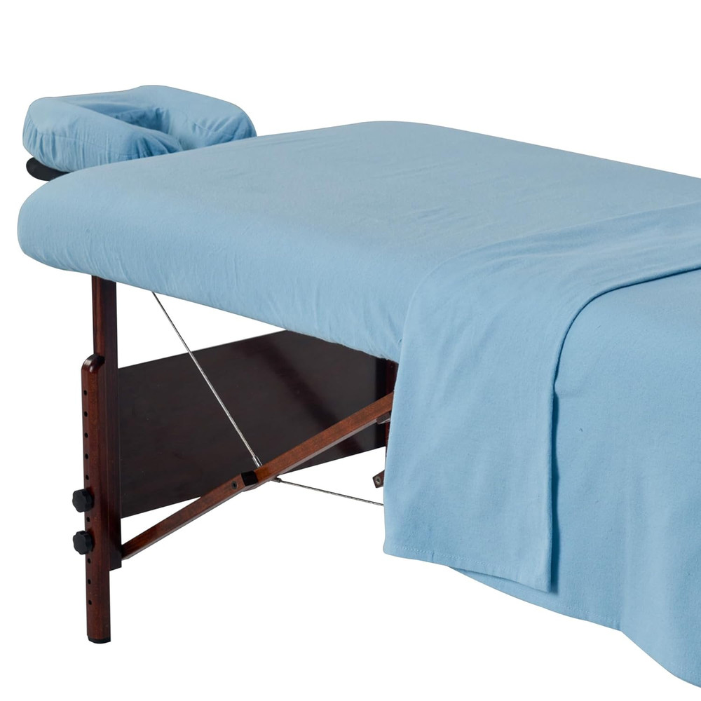 Master Massage Cotton Flannel Sheets Set (3 Piece Set) Massage Table Cover Set,