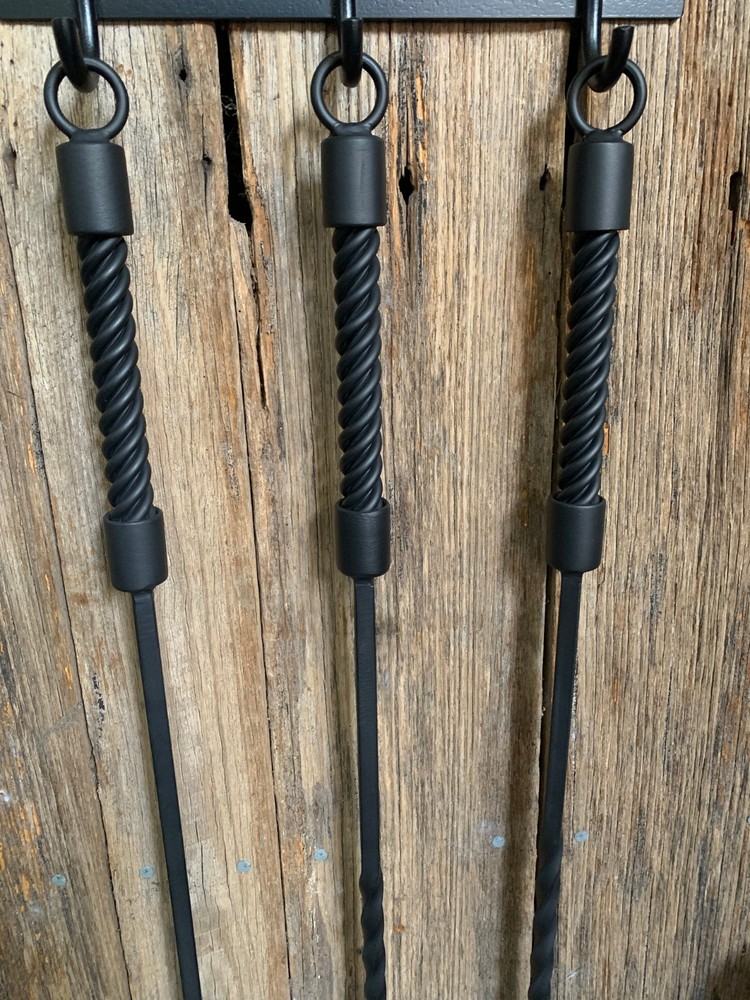 Bespoke Fire Poker with Hanging Ring