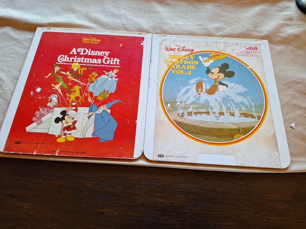 5 VINTAGE Video Disc *UNTESTED*