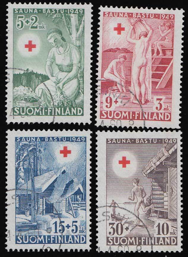 Finland Scott B94-B97 Used.