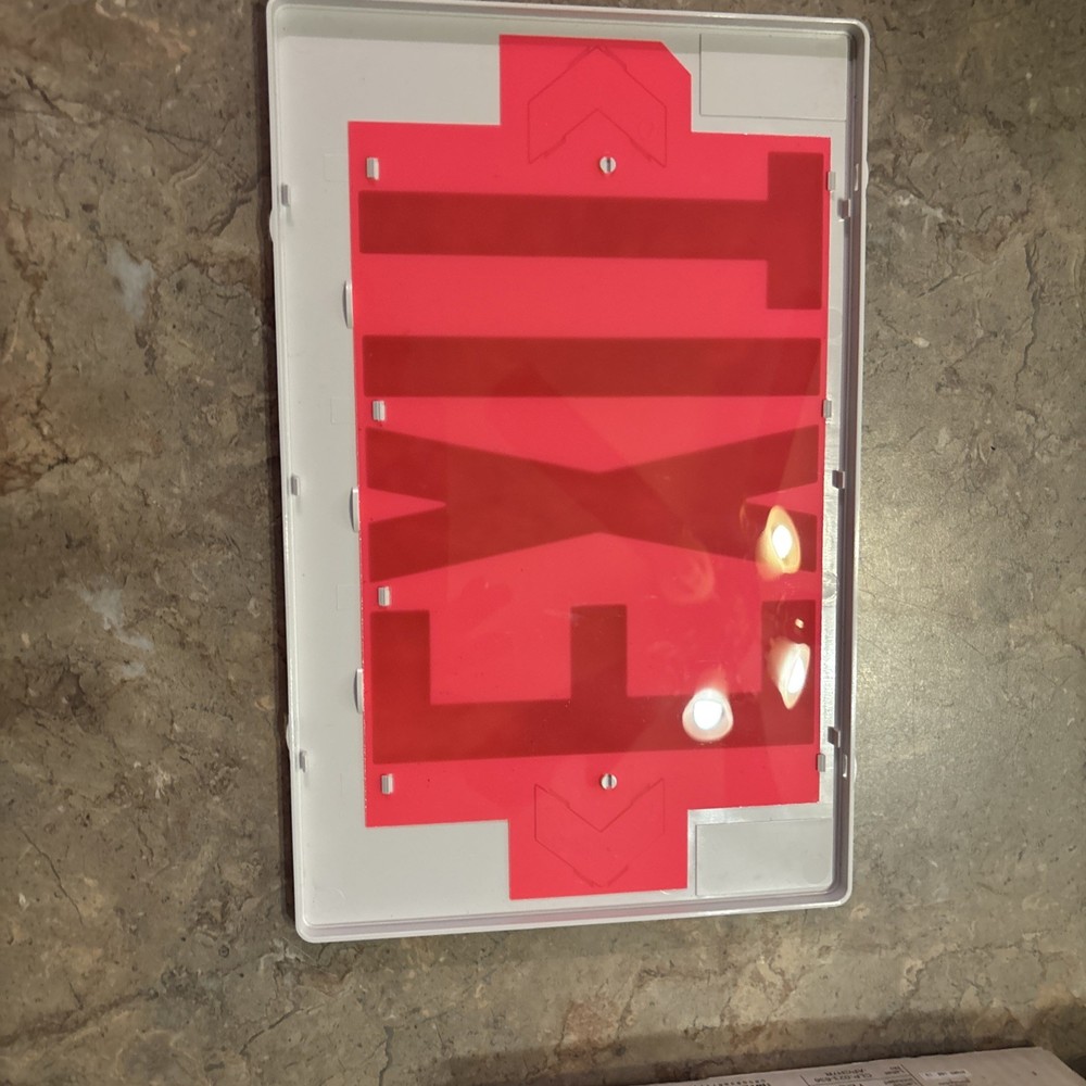 Cooper Lighting All-Pro APC APCH Thermoplastic - Replacement Exit Faceplate Only