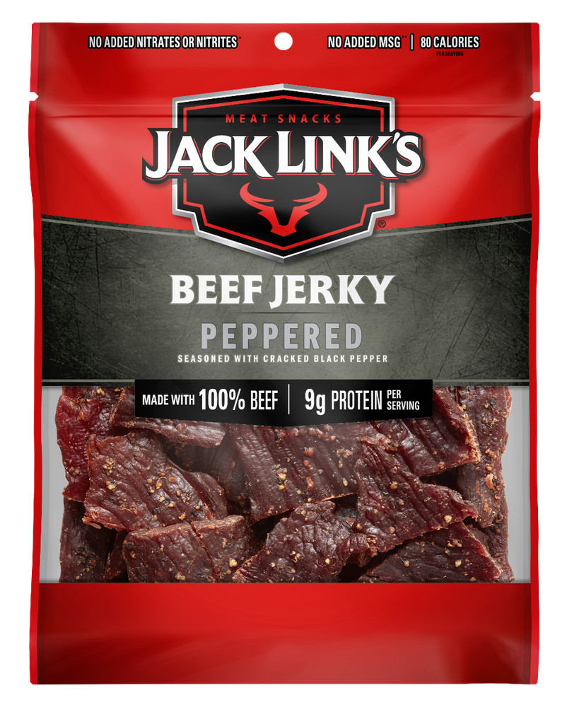 Jack Link's Beef Jerky, Peppered, 10 oz - Boldly Seasoned