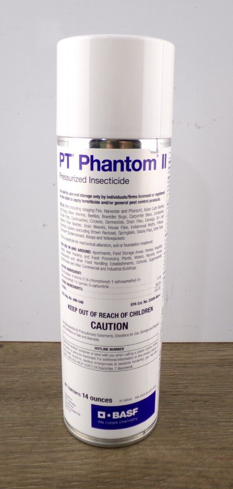 New Basf PT Phantom II Aerosol Insecticide 14 oz S4
