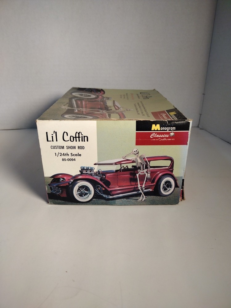 Monogram Classics 1/24 Li'l Coffin Custom Show Rod Car Model Kit Open Box