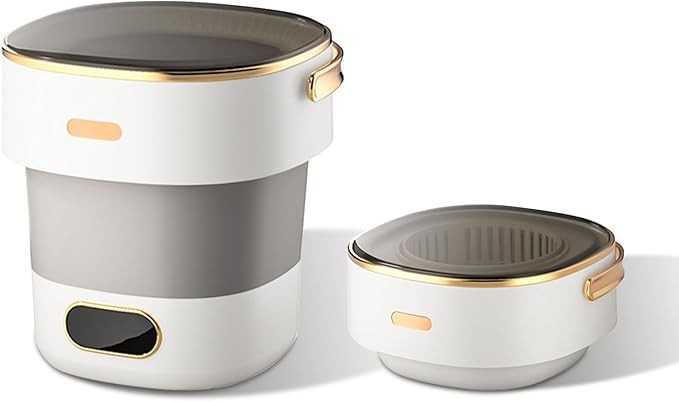 Portable Mini Washing Machine Fully Automatic Compact Laundry Washer for Socks