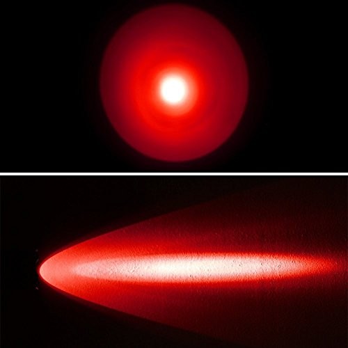 Flashlight, Single Mode Red Tactical Flashlight, Zoomable Hunting Red Light