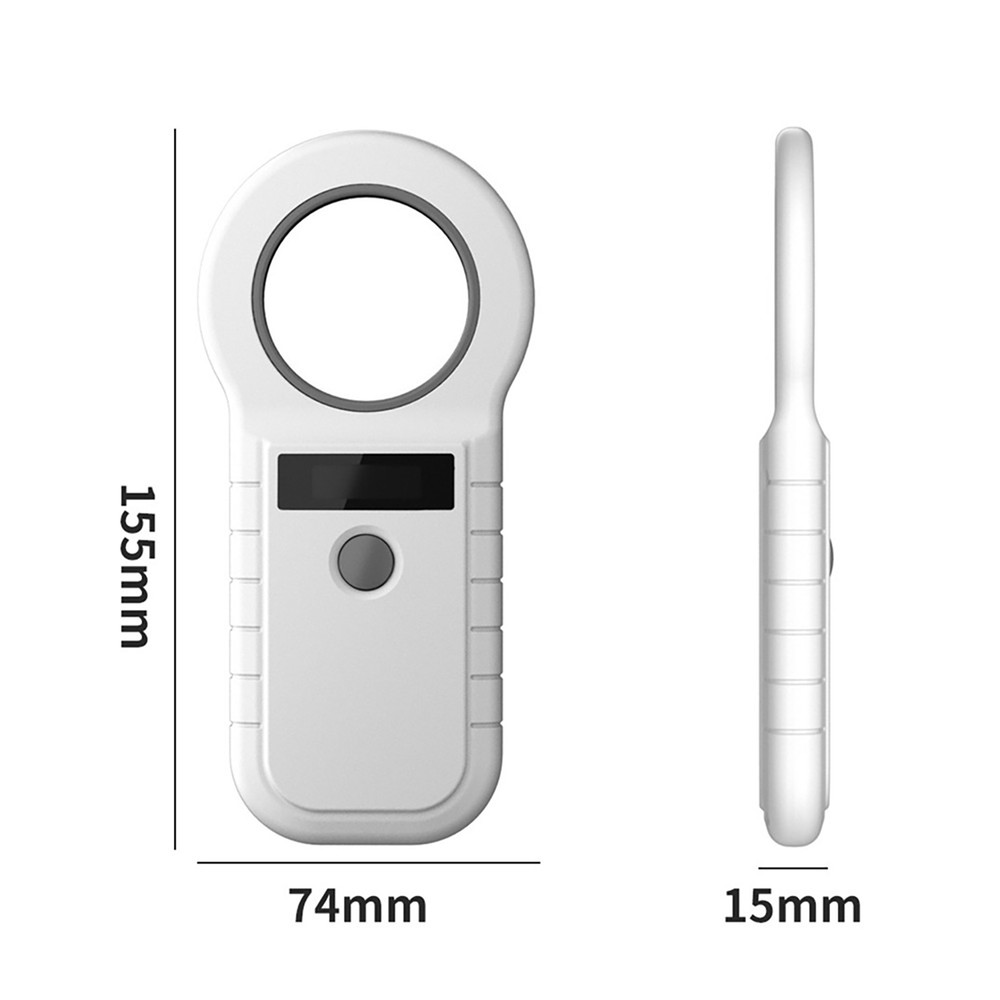 OLED Display FDX-B EMID Animal Microchip Identification Dog Cat Tag ID Reader