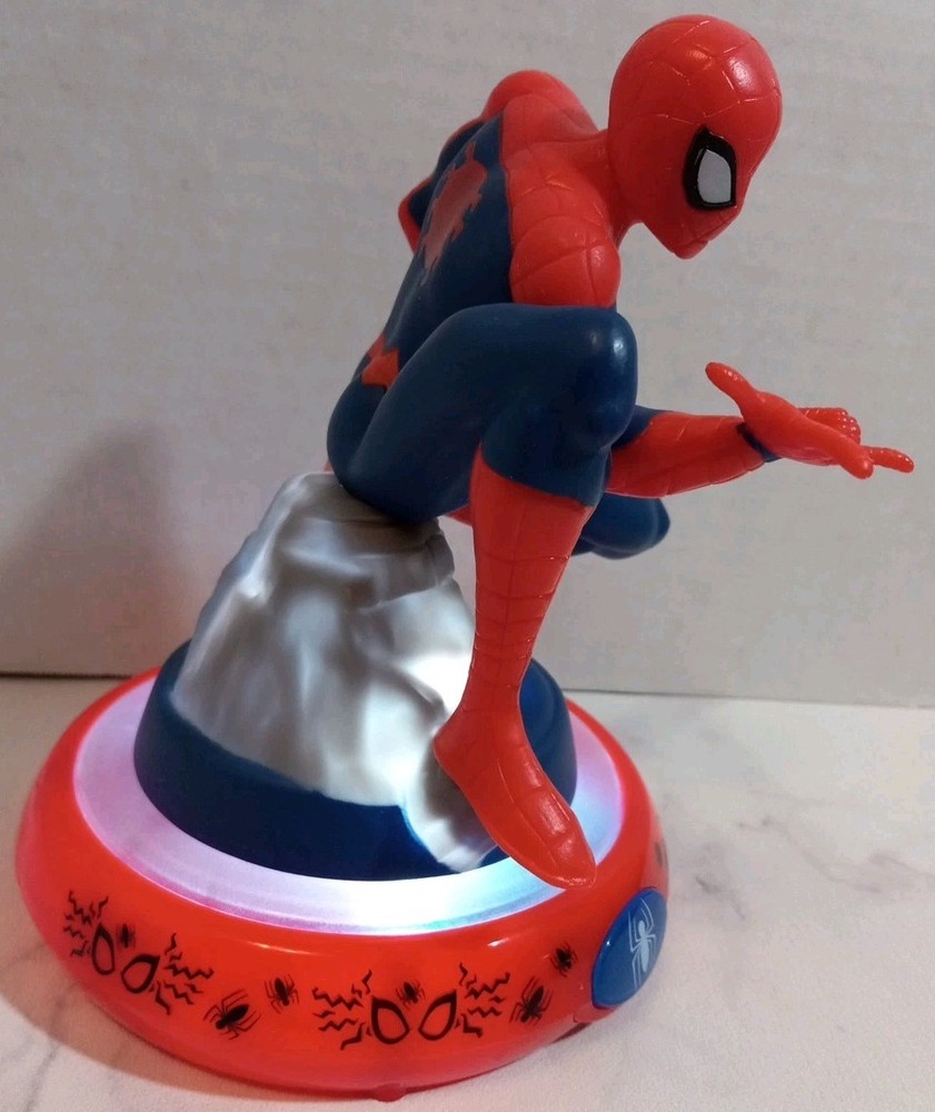 Marvel Spiderman Night Light 2022 Battery Operated Tested Working