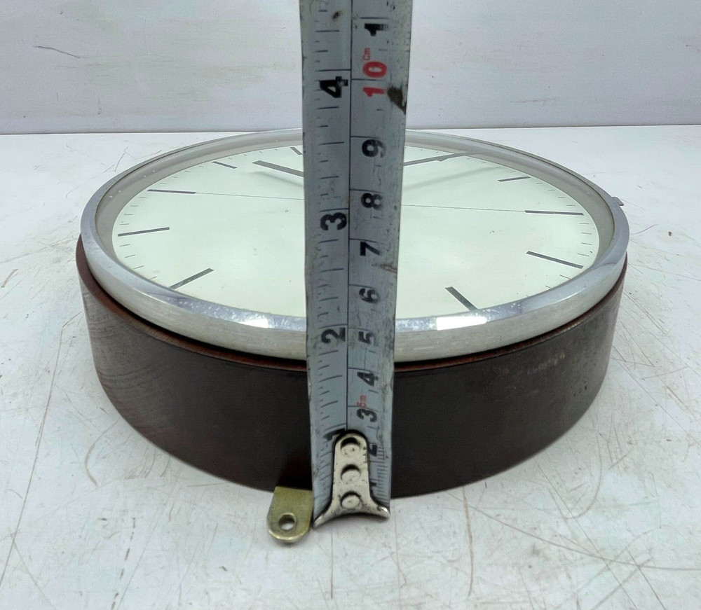 Wempe Ship's Analog Clock Chronometerwer Multiuse Highest Quality Range 12/24VDC