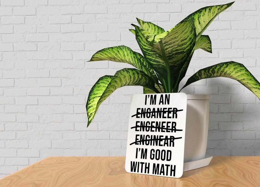 I'm Good With Math | Funny sign For Home or Office
