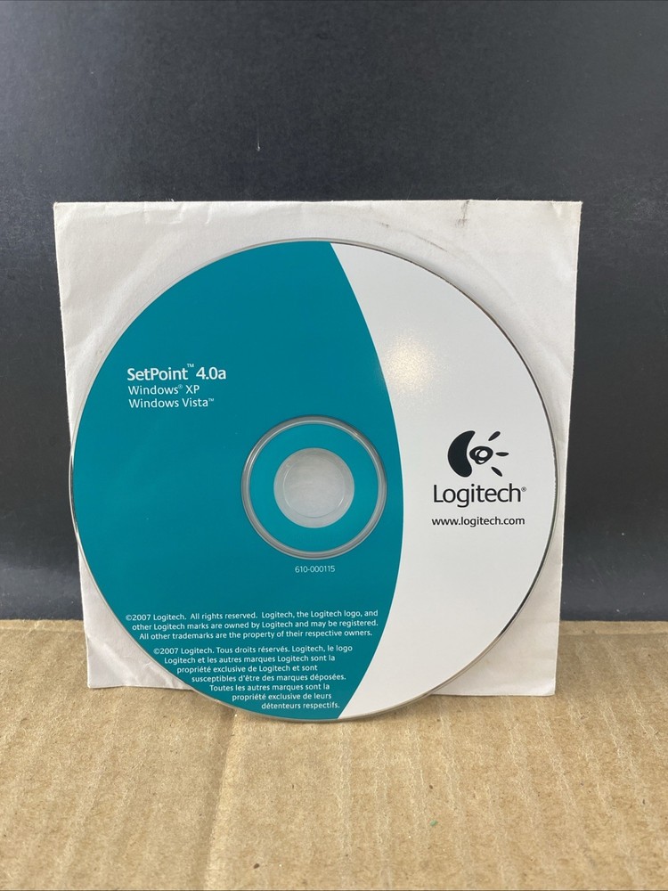 Logitech SetPoint 4.0a, Windows XP & Vista Software CD, MULTIPLE CD'S SHIP FREE