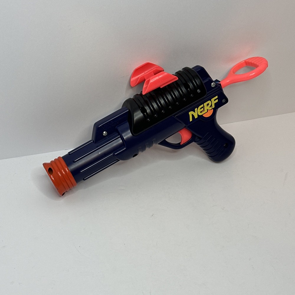 Kenner Nerf Sharp Shooter Single Shot Pull Back Dart Gun Blaster No Darts 1993