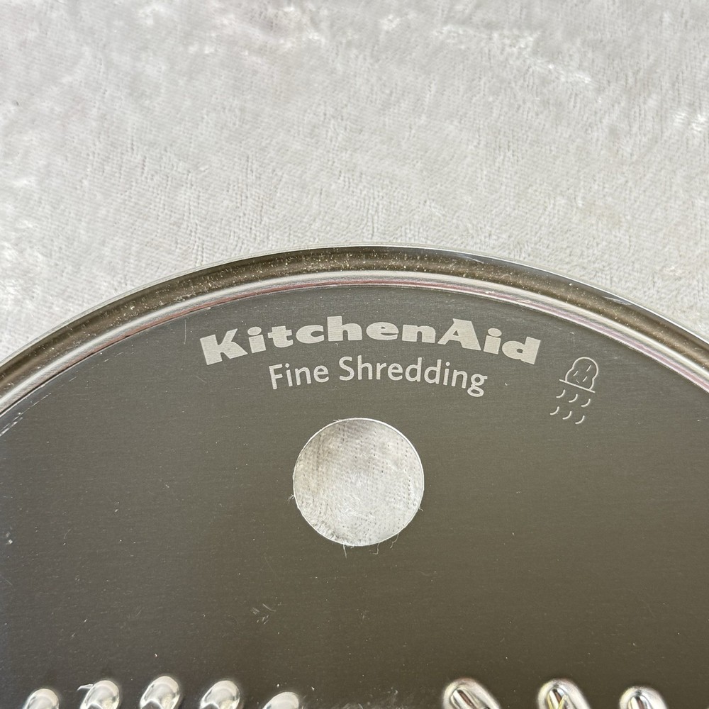 KitchenAid KFP1333 Shredding Disc OEM Stainless Fine/Medium Replacement Disc 10