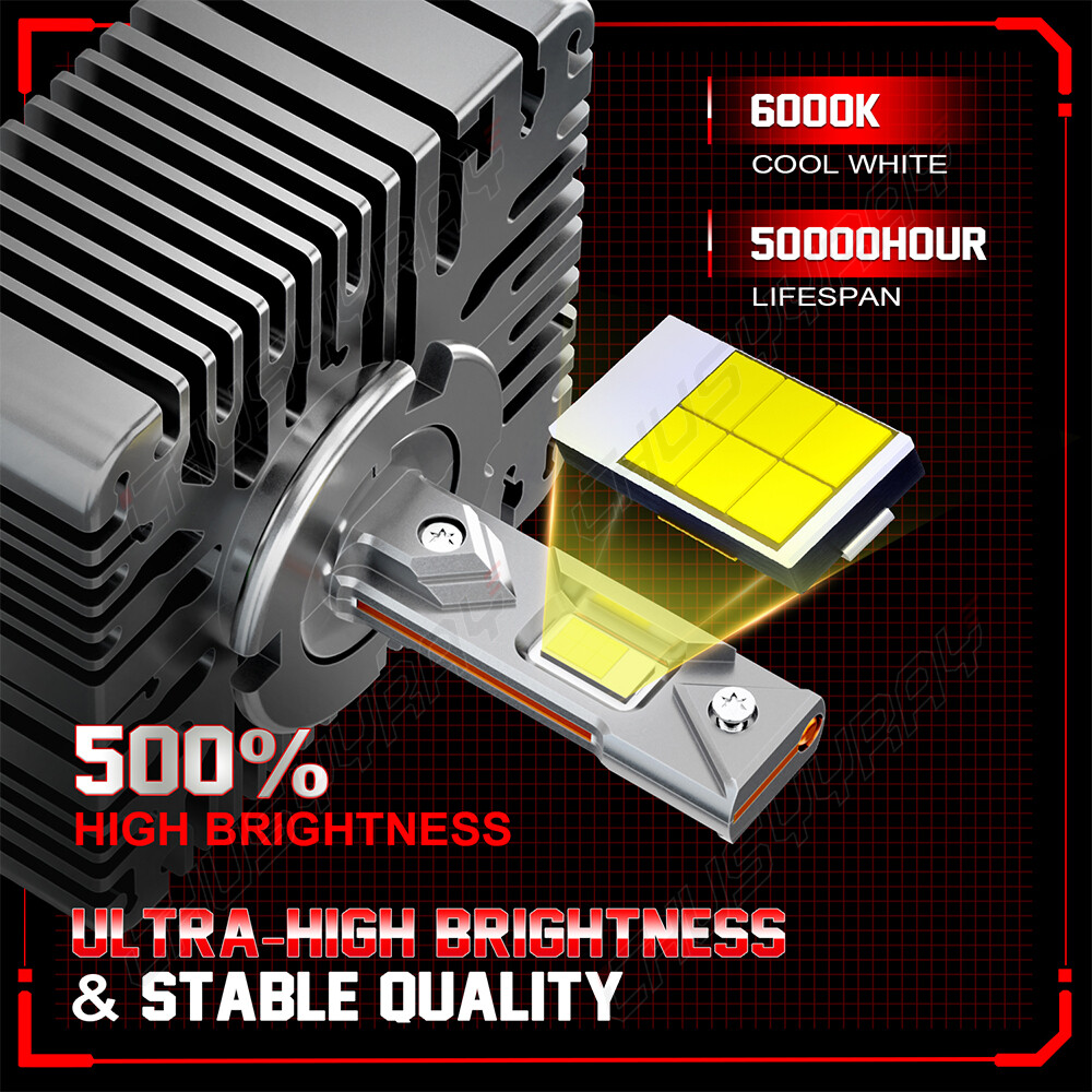 D5S LED Headlight Bulbs High-Low for chevy Silverado 1500 2016-2018 Replace HID