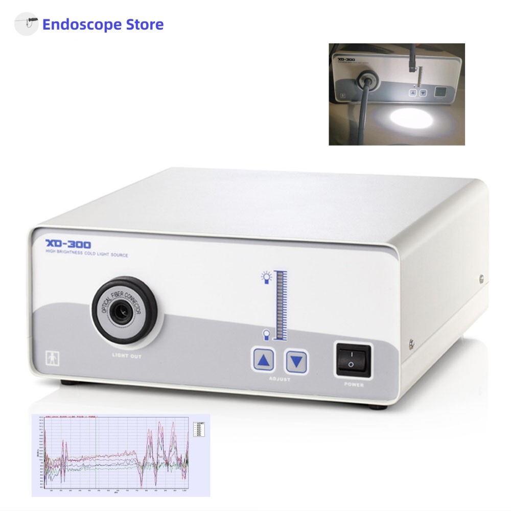 Medical Surgical Xenon 250W Endoscope Cold Light Source Adjustable Customized
