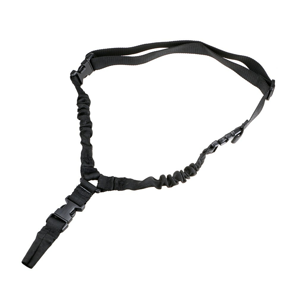 Tactical Single One Point Bungee Rifle Gun Sling w/ Quick Release Buckle