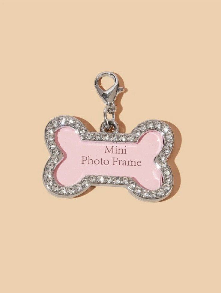 Personalized Pet Tag! Sparkle Pink Custom ID Cat/ Dog Identification Tag